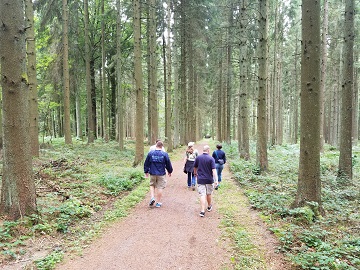 Chimay Abbey Walk Through the Woods