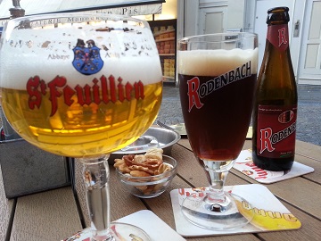 Belgian Beers in Brussels at Manneken Pis Statue