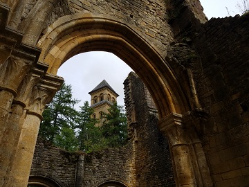 Orval Brewery and Abbey Ruins