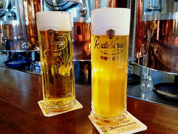 Radeberger Pilsner and Kellerbier